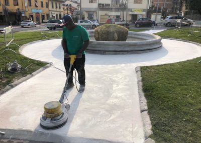 Pavimentazione in resina - Piazza della Repubblica, Dicomano