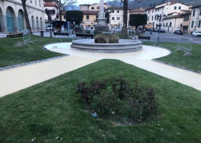 Pavimentazione in resina - Piazza della Repubblica, Dicomano