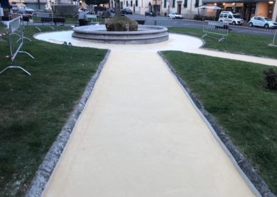 Pavimentazione in resina - Piazza della Repubblica, Dicomano
