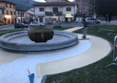 Pavimentazione in resina - Piazza della Repubblica, Dicomano