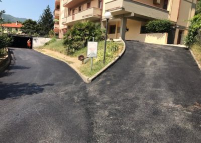 Asfaltatura strada condominiale - Dicomano